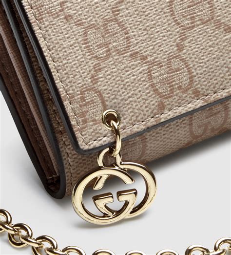 gucci wallwt on chain